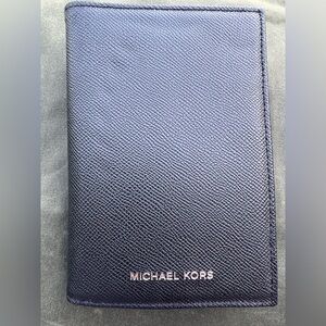 Michael Kors Black Passport Wallet with Zip section